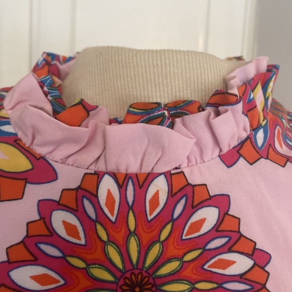 Gibson Look Size Medium Set  Pink Multi Top And Skirt Stretchy With‎ Pockets - Picture 4 of 16